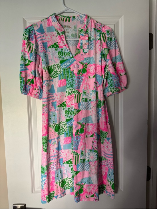 Lilly Pulitzer Dresses & Skirts - Lilly Pulitzer Carey Dress - Multi Crazy Quilt